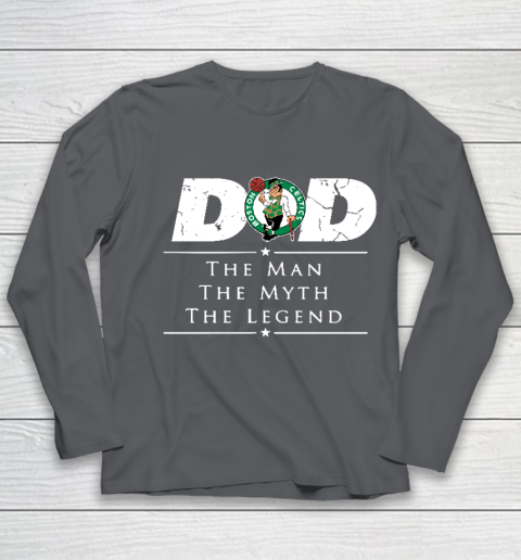 Boston Celtics NBA Basketball Dad The Man The Myth The Legend Youth Long Sleeve 6