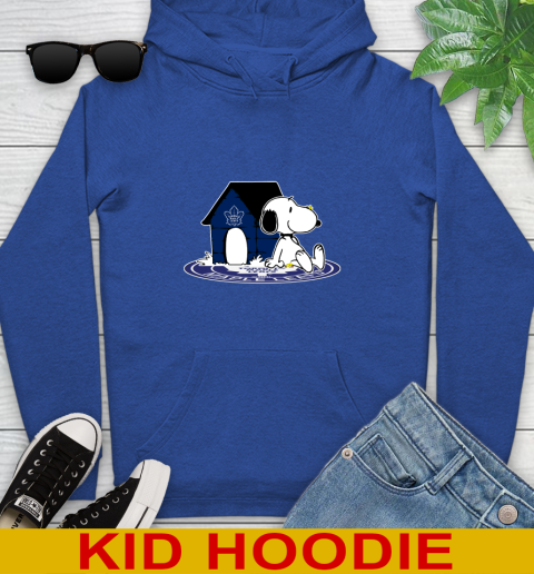 NHL Hockey Toronto Maple Leafs Snoopy The Peanuts Movie Shirt Youth Hoodie 10