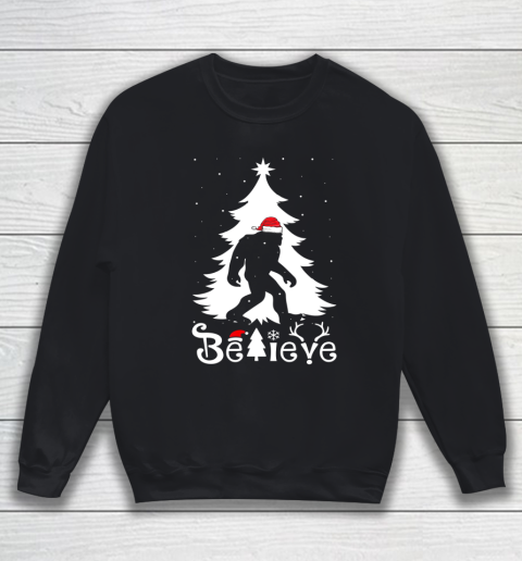 Bigfoot Christmas Gifts For Men Boys Girls Funny Christmas Sweatshirt