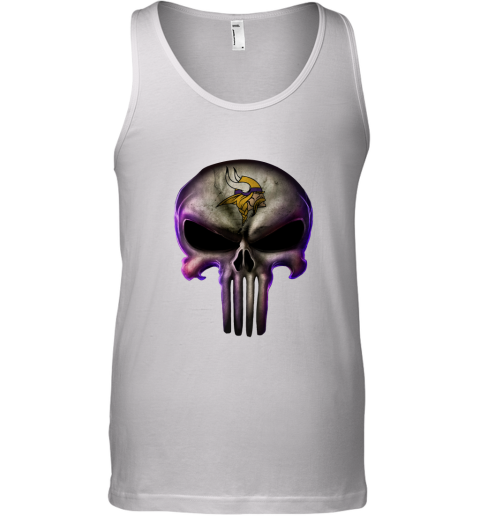 Minnesota Vikings The Punisher Mashup Football Tank Top