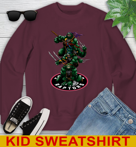 NBA Basketball Toronto Raptors Teenage Mutant Ninja Turtles Shirt Youth Sweatshirt 6 NBA Basketball Toronto Raptors Teenage Mutant Ninja Turtles Shirt Youth Sweatshirt - Image 6