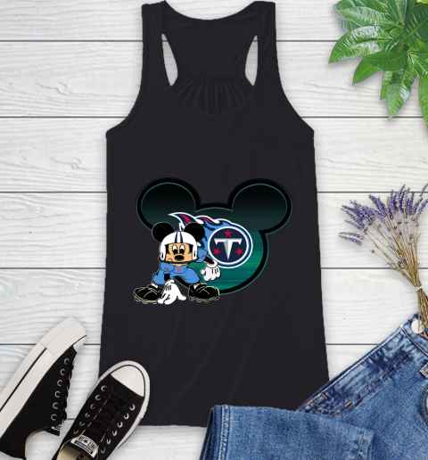 NFL Tennessee Titans Mickey Mouse Disney Football T Shirt Racerback Tank 2