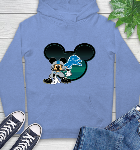 NFL Detroit Lions Mickey Mouse Disney Football T Shirt Hoodie 11