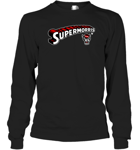NC State Football Super MJ Morris Long Sleeve T-Shirt