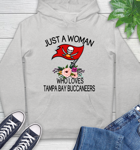 NFL Just A Woman Who Loves Tampa Bay Buccaneers Football Sports Hoodie