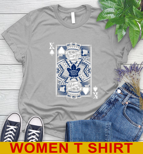Toronto Maple Leafs NHL Hockey The King Of Spades Death Cards Shirt Women's T-Shirt 5