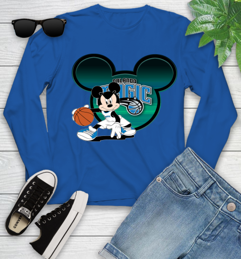 NBA Orlando Magic Mickey Mouse Disney Basketball Youth Long Sleeve 9