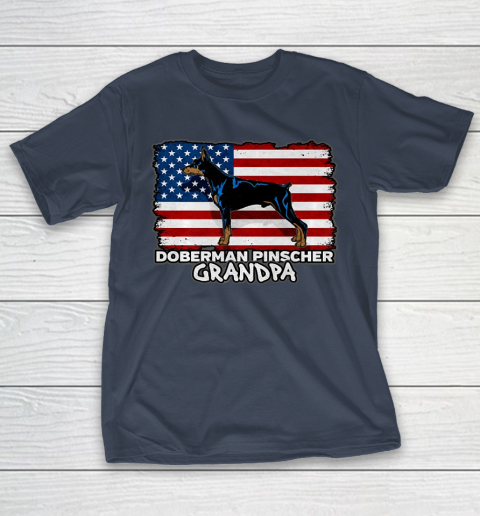 Grandpa Funny Gift Apparel  Mens Doberman Pinscher Grandpa T-Shirt 13