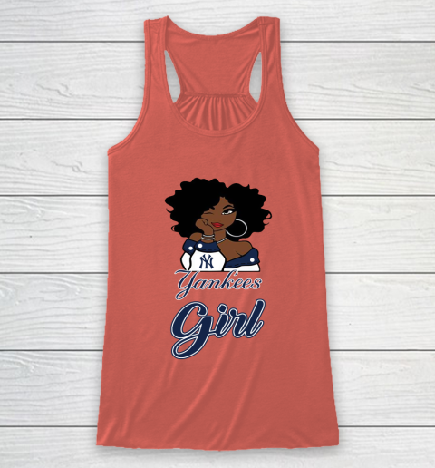 New York Yankeess Girl MLB Racerback Tank 4