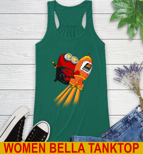 NBA Basketball Phoenix Suns Deadpool Minion Marvel Shirt Racerback Tank 5