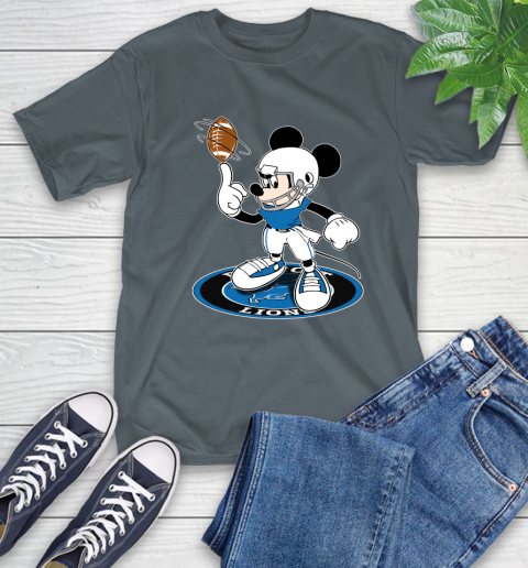 NFL Football Detroit Lions Cheerful Mickey Disney Shirt T-Shirt 7