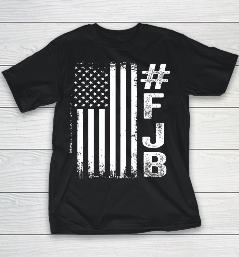 FJB Fuck Joe Biden American Flag Youth T-Shirt