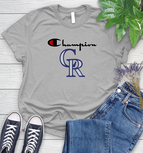 MLB Baseball Colorado Rockies Champion Shirt Women's T-Shirt 3