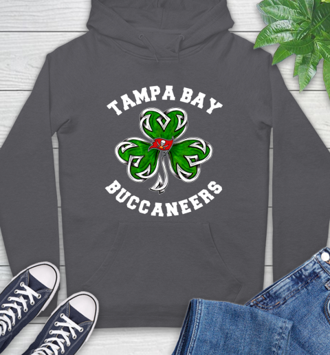 NFL Tampa Bay Buccaneers Three Leaf Clover St Patrick's Day Football Sports Hoodie 7