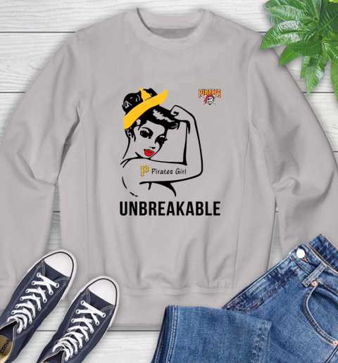 MLB Pittsburgh Pirates Girl Unbreakable Baseball Sports Sweatshirt 9