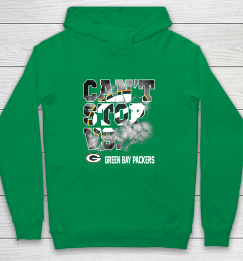 NFL Green Bay Packers Can't Stop Vs Youth Hoodie 4