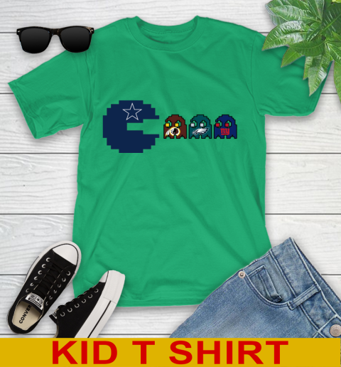 Dallas Cowboy NFL Football Pac Man Champion Youth T-Shirt 6