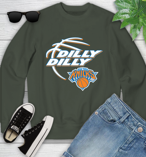 NBA New York Knicks Dilly Dilly Basketball Sports Youth Sweatshirt 10