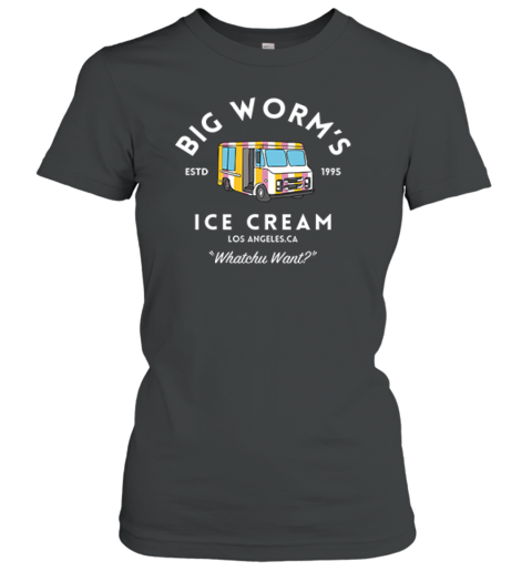 Big Worms Ice Cream Estd 1995 Premium Women's T-Shirt