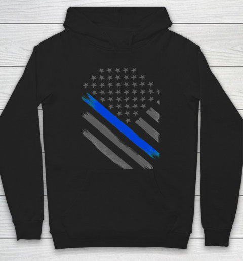 Thin Blue Line Flag Tactical Officer Hoodie