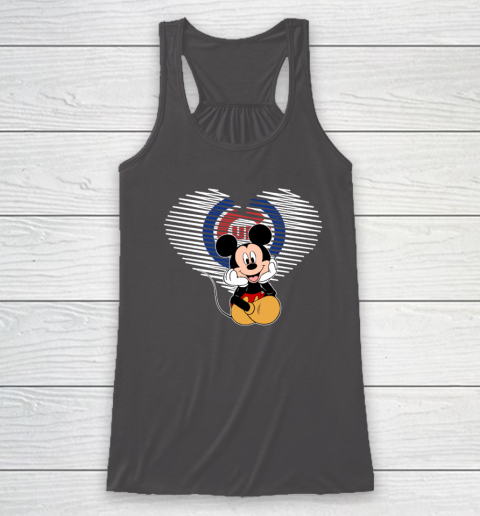MLB Chicago Cubs The Heart Mickey Mouse Disney Baseball Racerback Tank 11