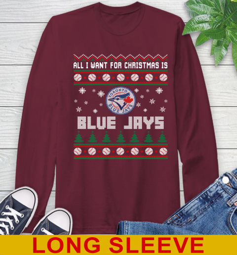 MLB All I Want For Christmas Is Toronto Blue Jays Baseball Sports 61