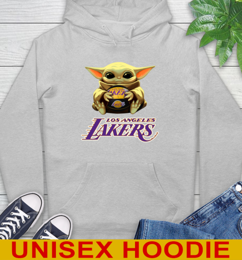NBA Basketball Los Angeles Lakers Star Wars Baby Yoda Shirt 18
