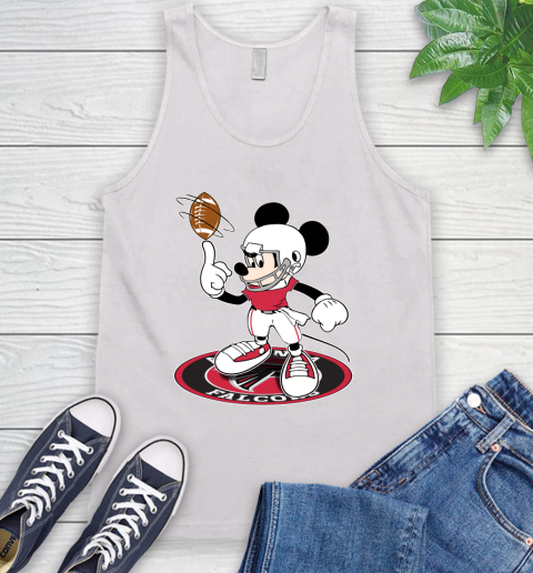 NFL Football Atlanta Falcons Cheerful Mickey Disney Shirt Tank Top 2