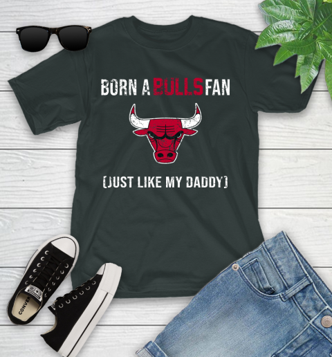 NBA Chicago Bulls Loyal Fan Just Like My Daddy Basketball Shirt Youth T-Shirt 5