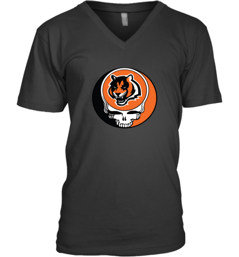 Cincinnati Bengals x Grateful Dead V-Neck T-Shirt