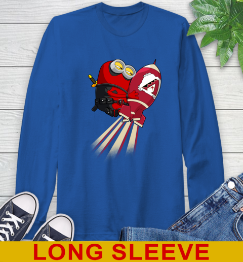 MLB Baseball Arizona Diamondbacks Deadpool Minion Marvel Shirt Long Sleeve T-Shirt 11