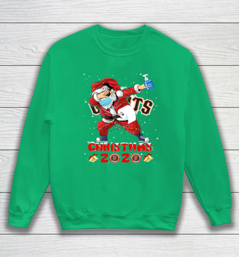 San Francisco Giants Funny Santa Claus Dabbing Christmas 2020 MLB Sweatshirt 5