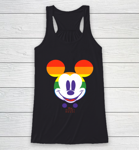 Disney Year of the Mouse Happy as a Rainbow Mickey June Racerback Tank