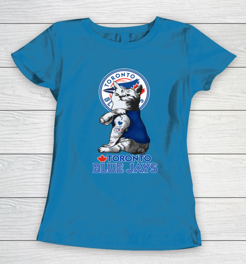 MLB Baseball My Cat Loves Toronto Blue Jays Women's T-Shirt 6