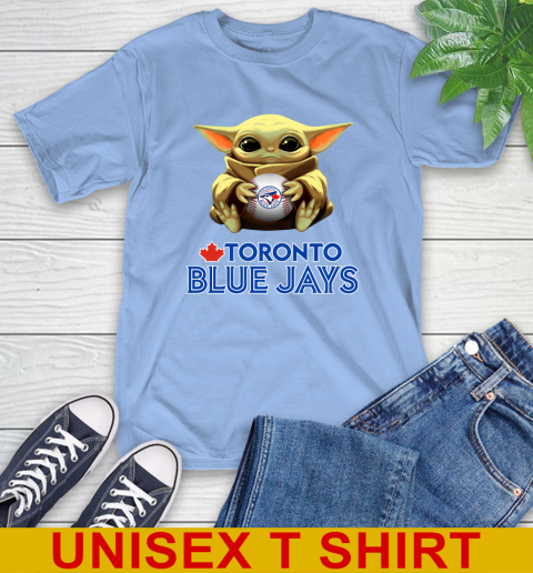 MLB Baseball Toronto Blue Jays Star Wars Baby Yoda Shirt 11