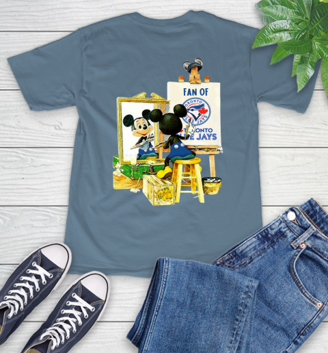 MLB Baseball Toronto Blue Jays Mickey Drawing Shirt 9