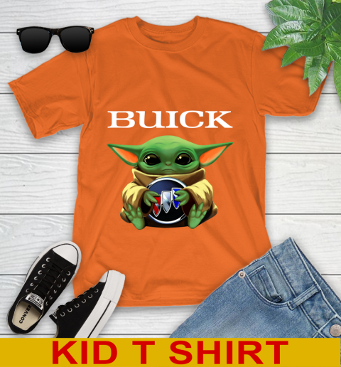 Star Wars Baby Yoda Hugs Buick Car Shirt 104