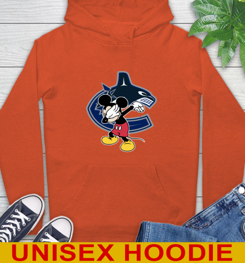 Vancouver Canucks NHL Hockey Dabbing Mickey Disney Sports Hoodie 5