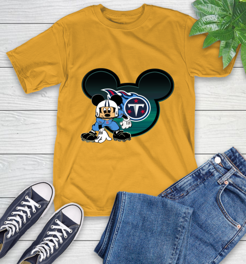 NFL Tennessee Titans Mickey Mouse Disney Football T Shirt T-Shirt 3