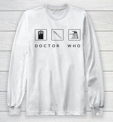 Dr. Who Doctor Who Shirt Long Sleeve T-Shirt