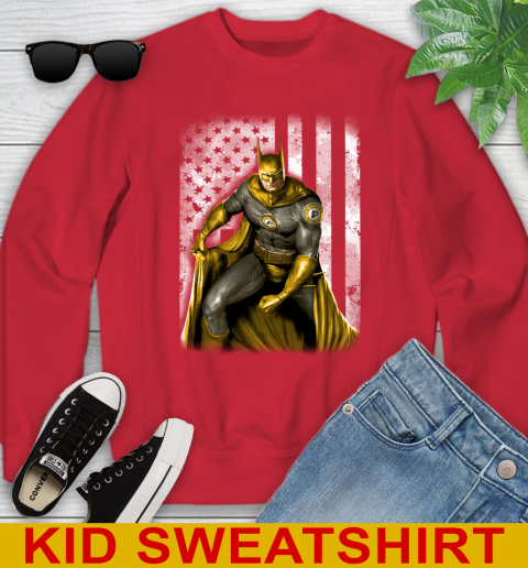 Indiana Pacers NBA Basketball Batman DC American Flag Shirt Youth Sweatshirt 7