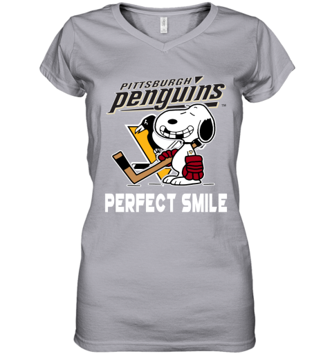 NHL Pittsburgh Penguins Snoopy Perfect Smile The Peanuts Movie Hockey shirt  - Teecheaps