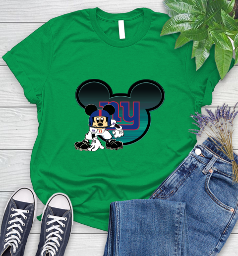 NFL New York Giants Mickey Mouse Disney Football T Shirt Women's T-Shirt 6