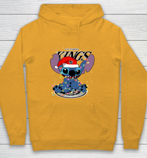 Los Angeles Kings NHL Hockey noel stitch Christmas Youth Hoodie 2