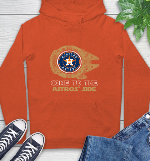 MLB Come To The Houston Astros Side Star Wars Baseball Sports Hoodie 4