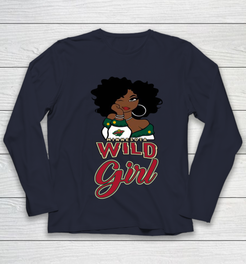 Minnesota Wild Girl NHL Youth Long Sleeve 3