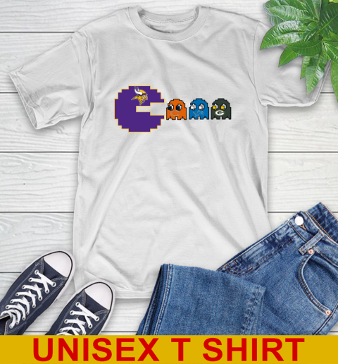 Minnesota Vikings NFL Football Pac Man Champion T-Shirt