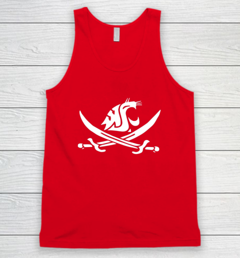 WSU Pirate Shirt Mike Leach WSU Pirate Sword Tank Top 4
