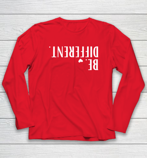 Funny Upside Down Be Different Long Sleeve T-Shirt 6