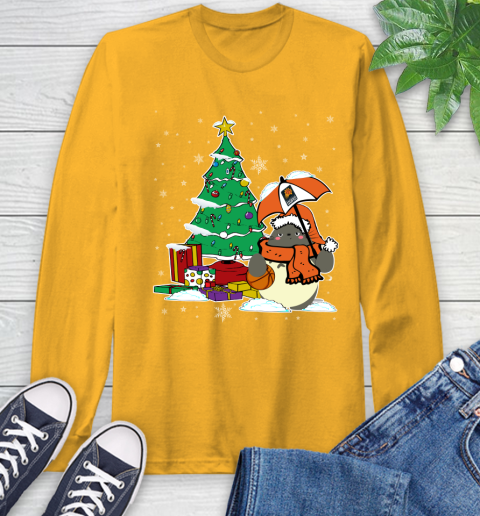 Phoenix Suns NBA Basketball Cute Tonari No Totoro Christmas Sports Long Sleeve T-Shirt 2